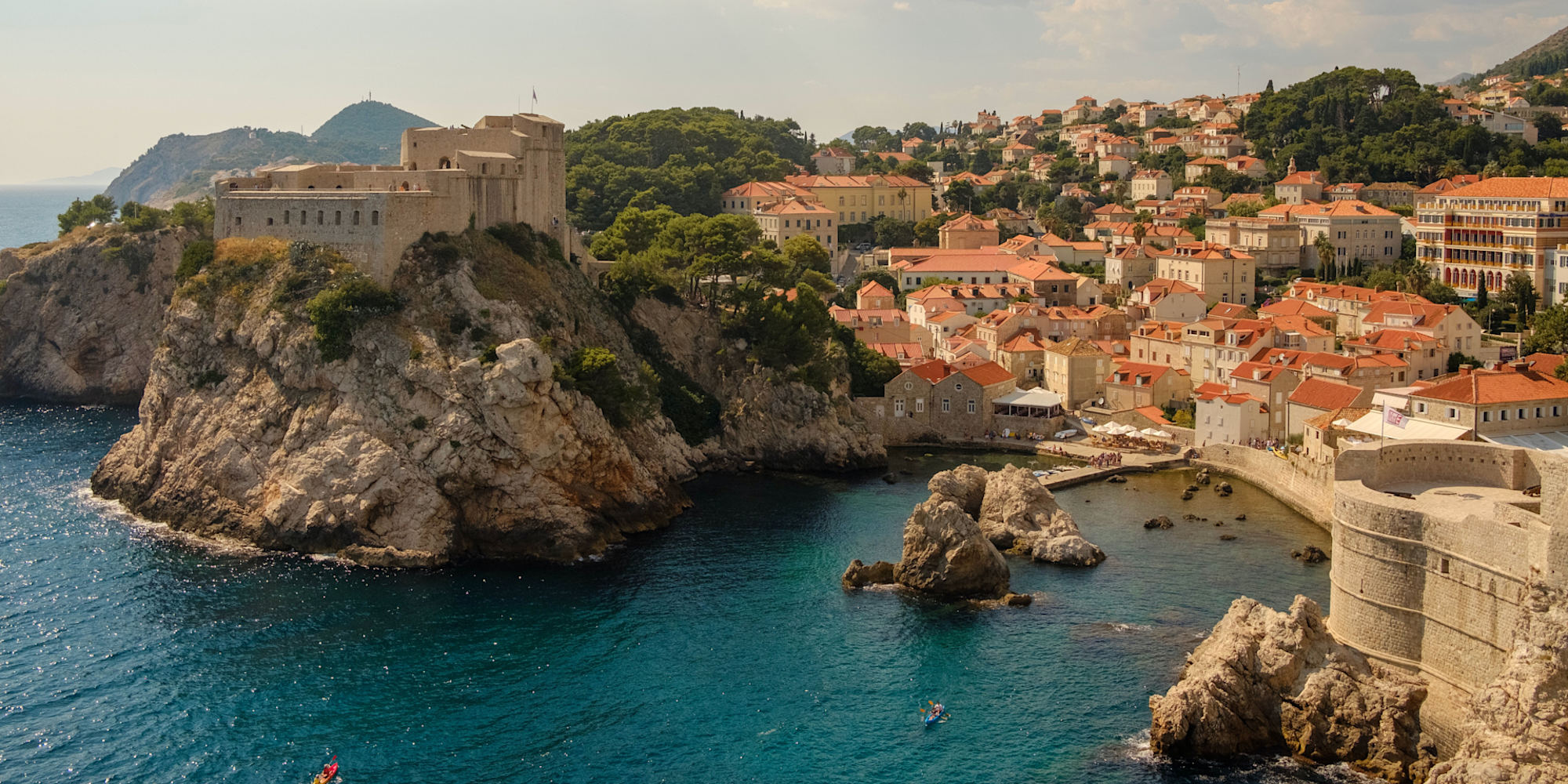 Aerial view of Dubrovnik, Croatia